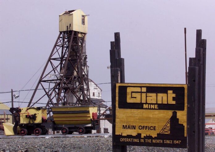 The defunct Giant Mine in Yellowknife