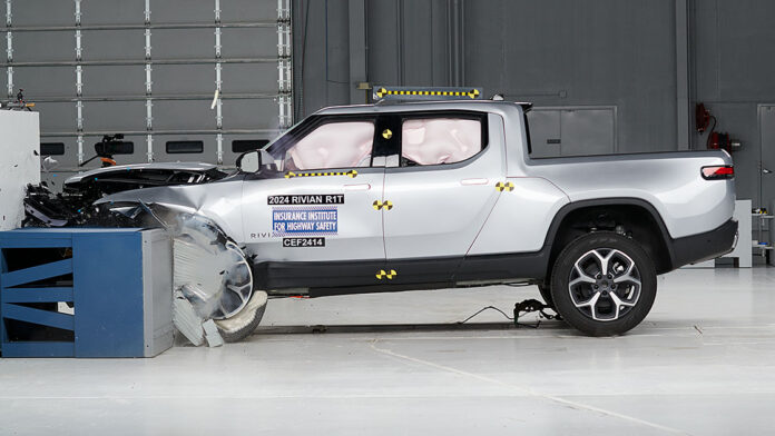 Strong back seat protection boosts Rivian R1T to Top Safety Pick+