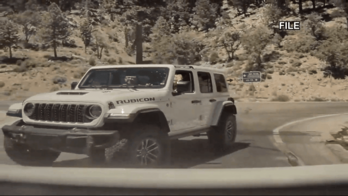 Driver identified in Jeep, Tesla crash on Mt. Charleston facing multiple charges