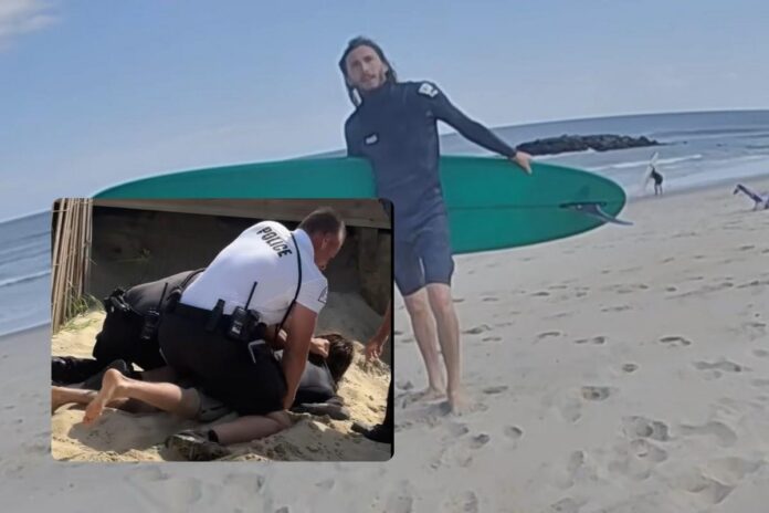 Police bodycam video released from confrontation with surfer in Belmar, NJ