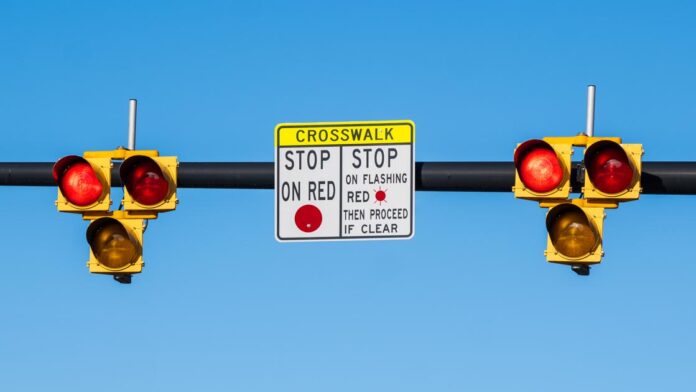 Long wait times may cause walkers to bypass pedestrian crossing beacons