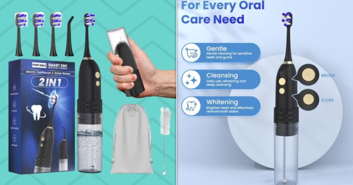 This Combination Toothbrush And Water Flosser Is ‘Ingenious’ And On Major Sale